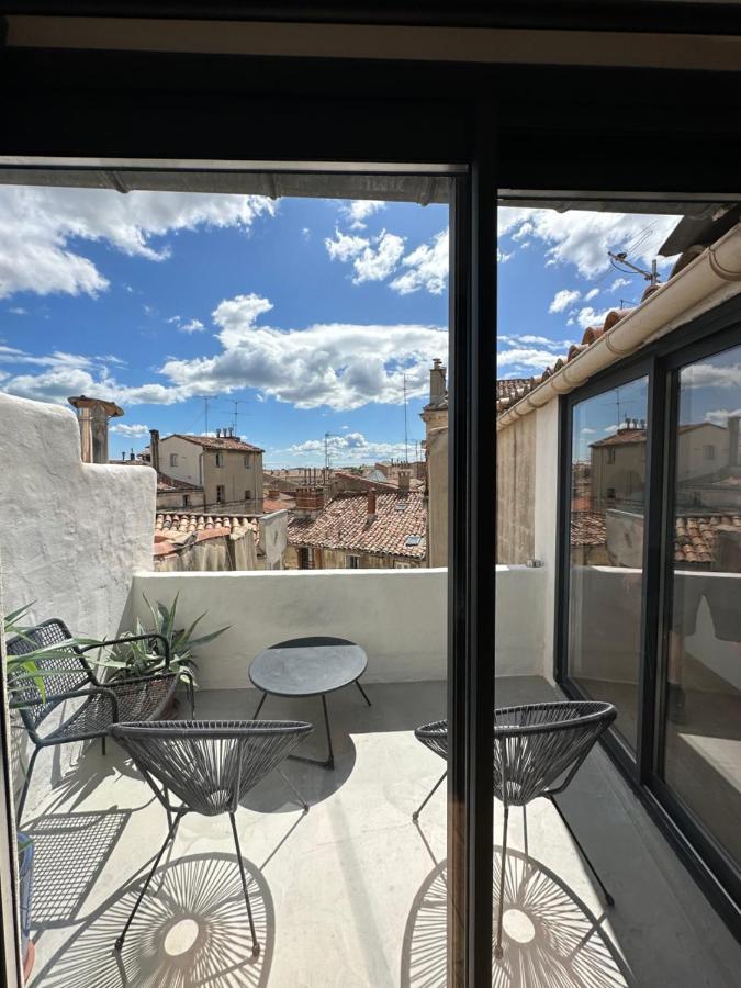 La Boheme Centre Historique - Terrasse Sur Les Toits - Hh Apartment Montpellier Luaran gambar